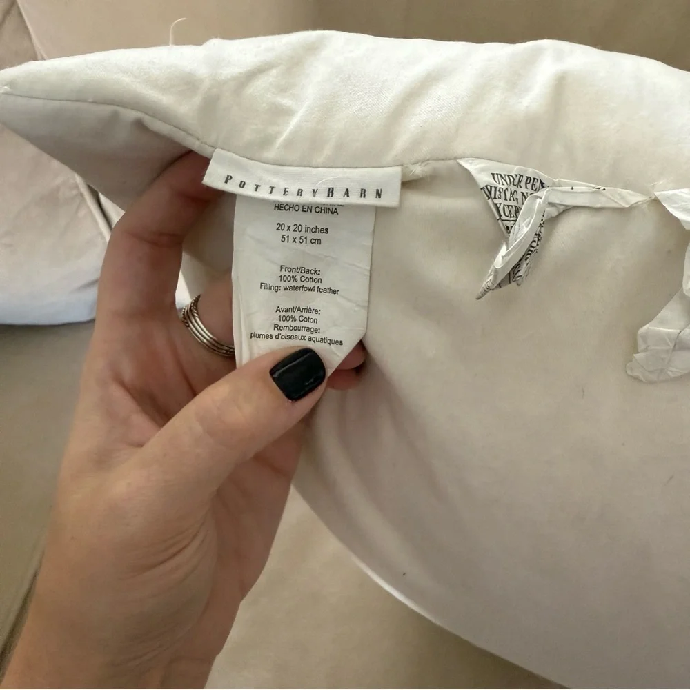 Pottery Barn down insert